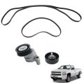 Serpentine Belt Tensioner Pulley Kit Replacement For Silverado 1500 Avalanche Tahoe 2009-2013 