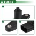 Motoforti Engine Camshaft Position Sensor Crank For Infiniti Qx4 3 5l 2001-2003 Abs 23731-4w000 Black