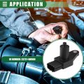 Motoforti Engine Camshaft Position Sensor Crank For Infiniti Qx4 3 5l 2001-2003 Abs 23731-4w000 Black