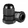 Uxcell 10pcs Pg7 Waterproof Ip68 Nylon Cable Gland Joint Adjustable Locknut For 3mm-6 5mm Dia Wire