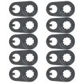 A C Compressor Gaskets For Dodge Colt Shadow 1990 1991 1992 1993 1994 Metal Pack Of 10 Replacement Fjc4158 