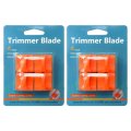 8 Pack Paper Cutter Blade Trimmer Replacement Blades Refill Craft Cutting For A4 Orange