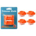 8 Pack Paper Cutter Blade Trimmer Replacement Blades Refill Craft Cutting For A4 Orange