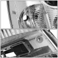 Oe Style Chrome Housing Clear Corner Headlight Lamps Tool Kit Compatible With Chevy Equinox 05-09
