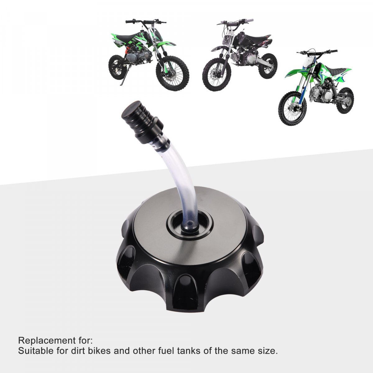 49 5mm Racing Gas Fuel Tank Cap Replacement For Ssr Thumpstar Ttr Kayo Taotao Kazuma Coolste 50cc-125cc Motorcycle Pit Bike