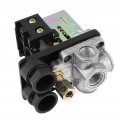 1 Pcs Heavy Duty 240v 16a Four Port Air Compressor Pressure Switch Control For 90psi -120psi