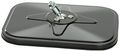 Grote 12072 Black Rolled-rim Mirror With Ball Swivel 