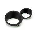 Fog Light Moldings For Nissan Frontier 2005 To 2019 Front Driver And Passenger Side Pair Black Replacement Ni1039117 Ni1038117 