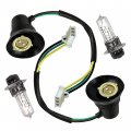 Caltric 2x Left And Right Headlight Socket Cord Bulb For Compatible With Yamaha 4sh-84340-00-00 4kb-84314-01-00