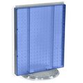 Azar 700500-blu Pegboard Counter Display Blue Translucent 
