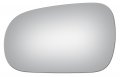 Flat Driver Left Side Replacement Mirror Glass For 1997-2001 Honda Prelude 