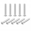 Uxcell 1 4-20x1-3 4 Flat Head Machine Screws Phillips 304 Stainless Steel Bolts 10pcs
