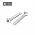 Uxcell 1 4-20x1-3 4 Flat Head Machine Screws Phillips 304 Stainless Steel Bolts 10pcs