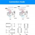2in 1out Dual Power Automatic Transfer Switch Ac400v Generator Pc Isolated Kit For Generators 125a