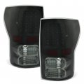 Hecasa Tail Lights Compatible With 2007-2013 Toyota Tundra Pickup Truck Led Rear Brake Lamps Assembly Driver And Passenger Side
