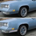 Lower Fender Chrome Molding Trim For 81-88 Cutlass Supreme 1 Pair