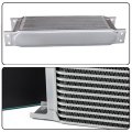 Universal Aluminum Engine Transmission Oil Cooler For British Model Silver 28 Row 