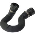 Upper Radiator Coolant Hose For Audi A6 And Quattro 2006 To 2011 4f0121101f Standard Black Round Rubber