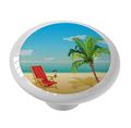 Beach Paradise High Gloss Ceramic Drawer Knob 