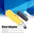 Rivet Gun Adapter Alloy Steel Cordlessing Tool Set Drill Rivet For Diy Automotive Riveters