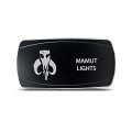 Ch4x4 Rocker Switch Mamut Lights Symbol Horizontal Red Led