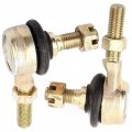 2pcs 10mm 0 4in Thread Left And Right Hand Tie Rod Ball Joint For Atv Quad Dirt Bike Go Kart Moped Scooter 70cc 90cc 110cc