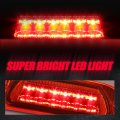 Auto Dynasty Red Housing Led 3rd Third Rear High Mount Brake Light Stop Lamp Compatible With Jeep Liberty Kj 02-07