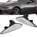 Njsbyl Mx-5 Miata Side Repeater Marker Lamps For Mazda Mx5 2016-2021 Led Turn Singal Light Kits Fender Driver Passenger Clear