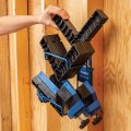 Clamp It Storage Bracket For Assembly Squares And Corner Clamping Jigs Powder Coat Steel Rack Wall Or Pegboard Holds Up To 6