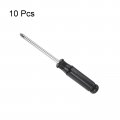Uxcell Mini Phillips Screwdriver 5 0mm Cross Head With Black Handle For Small Appliances 10 Pcs