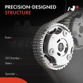 A-premium Intake Engine Variable Valve Timing Vvt Sprocket Gear Camshaft Adjuster Phaser Compatible With Audi Q5 2013-2017 Q7