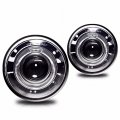 Uframe Clear Lens Projector Halo Fog Light Lamps Compatible With Jeep Dodge Durango Dakota And More