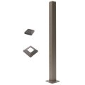 2 5 X-54 Cable Stair Bottom Post Cap One Piece Base Trim Bronze 