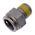 Pontiac Firebird 2002 Transmission Line Connector Steel Material Male Thread End 2 Straight Fitting Angle 1 0 Inches Length 