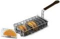 Tablecraft 40 Nickel Plated Taco Fry Basket For 8 Tacos 