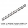 Uxcell Solid Carbide Drill Bits 4 2mm C2 K20 Tungsten Jobber Straight Shank Drilling Tool For Stainless Steel Aluminum Iron