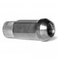 Circuit Performance Forged Steel Extended Open End Hex Lug Nut For Aftermarket Wheels 1 2 -20 Hyper Black 20 Piece Set Tool