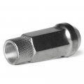 Circuit Performance Forged Steel Extended Open End Hex Lug Nut For Aftermarket Wheels 1 2 -20 Hyper Black 20 Piece Set Tool