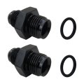 Latest Updated Upgraded 6an Male To 5 8 X 18 Inverted Flare Thread Fitting Adapter Straight 2pcs