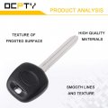 Ocpty Toy44d-pt 2x Flip Key Entry Remote Control Transponder Ignition For 06 07 08 09 10 11 12 Toyota 4runner Scion Tc Avalon