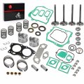 Oversize 0 25mm Engine Rebuild Kit Piston Ring Gasket Seal Exhaust Intake Valve For Ezgo 4 Cycle Gas Golf Cart 350cc Eh35c Mci