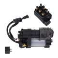 Air Suspension Compressor Pump With Solenoid Valve Block Replacement For Equus 2011-2016 