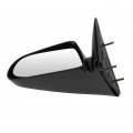 Ocpty Black Left Side Mirror Fit For 2006-2009 Mitsubishi Raider Textured Glass Manual Non-folding
