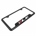 Ipick Image For Chevrolet Camaro 1le Black Carbon Fiber Texture Abs Plastic 50 States License Plate Frame Is Official Licensed