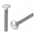 Uxcell 1 4-20x1-3 4 Carriage Bolt Round Head Square Neck 304 Stainless Steel 25pcs