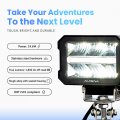 Alpena Trektec Xl6p Led Pod Lights Off Road For Trucks Cars Suvs Utvs Stainless Steel Center Position Ditch Atv 12v-24v Dc