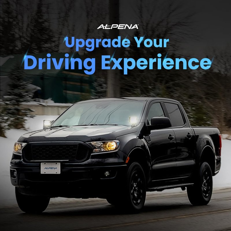 Alpena Trektec Xl6p Led Pod Lights Off Road For Trucks Cars Suvs Utvs Stainless Steel Center Position Ditch Atv 12v-24v Dc