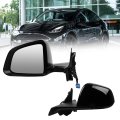 Dasbecan Side Rear View Mirror For 2020-2024 Tesla Model Y Power Heated Folding With Memory Left Driver 1594111-00-c 159411100c 