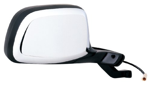 Passenger Side Mirror For Bronco F150 F250 F350 Hd Power Foldaway Black And Chrome Cover Right Rh 61031f