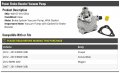 Power Brake Booster Vacuum Pump With Gasket Compatible 2007-2013 Bmw 328i